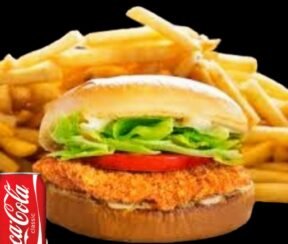 breaded chicken burger